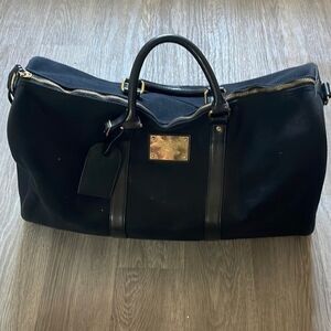 Black Victoria's Secret Duffel Bag